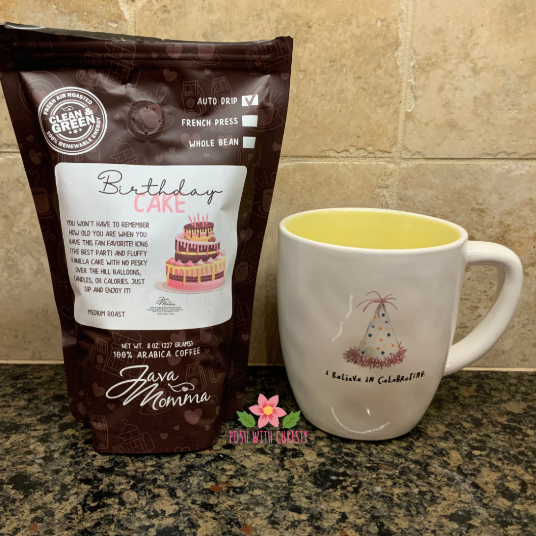 Birthday Cake Coffee and Celebrate Mug